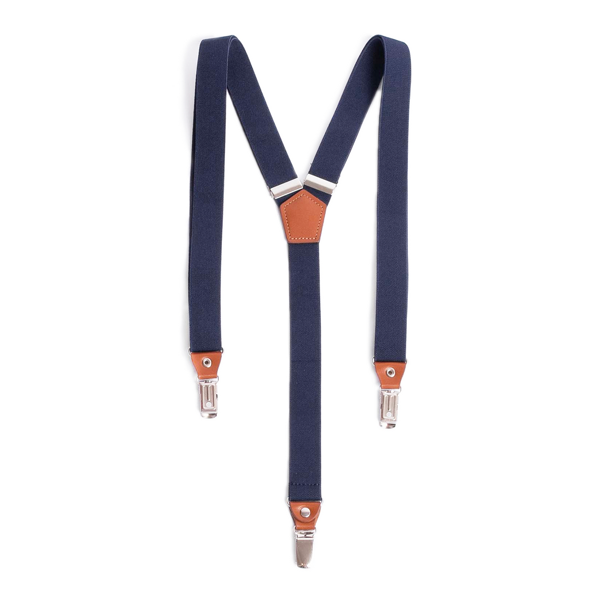 Kids Navy Ring Bearer Suspenders for Weddings