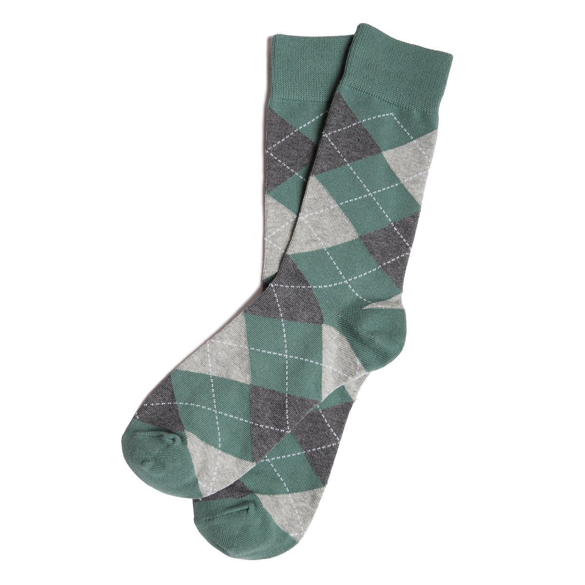 Mixed Argyle Customized Monogram Groomsmen Dress Socks
