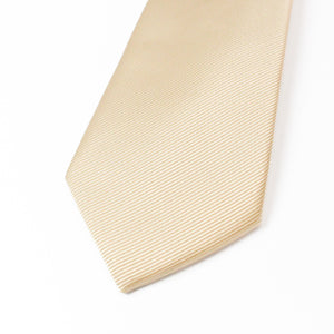 
                  
                    Champagne Solid Grosgrain Wedding Tie Closeup
                  
                