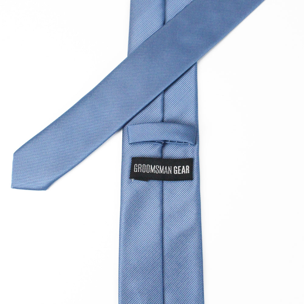 
                  
                    Dusty Blue Solid Grosgrain Wedding Tie Back
                  
                