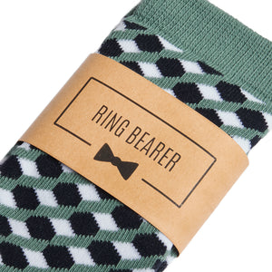 
                  
                    Green Funky Kids Ring Bearer Socks for Weddings
                  
                