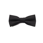 Kids Black Pretied Bowtie for Wedding or Ring Bearers