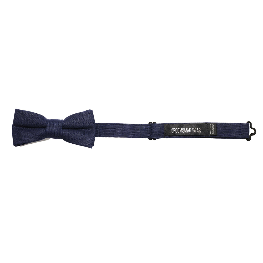 Kids Navy Pretied Bowtie for Weddings and Ring Bearers