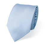 Light Blue Solid Grosgrain Wedding Tie