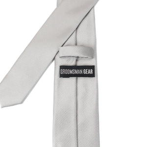 
                  
                    Light Grey Solid Grosgrain Wedding Tie Back
                  
                