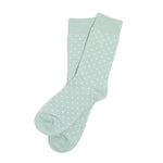 Light Sage Polka Dot Groomsmen Socks