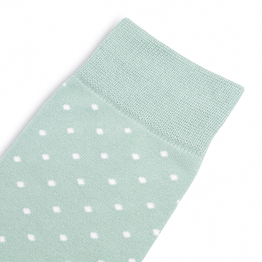 
                  
                    Light Sage Polka Dot Groomsmen Socks
                  
                