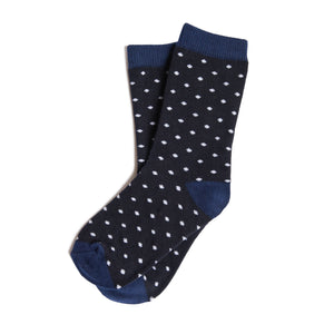 
                  
                    Navy Polka Dot Ring Bearer Socks for Toddlers, Kids, Boys
                  
                