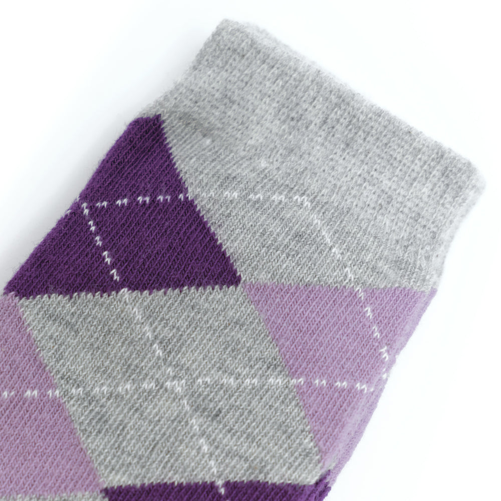 
                  
                    Purple Argyle Ring Bearer Socks for Toddlers, Kids, Boys
                  
                