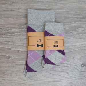 
                  
                    Purple Argyle Socks | Toddler Size (Age 3-6)
                  
                