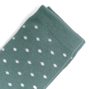 
                  
                    Sage Green Polka Dot Toddler Socks for Weddings
                  
                