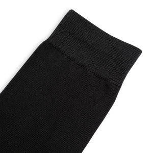 
                  
                    Solid Black Men's Dress Socks for Wedding
                  
                