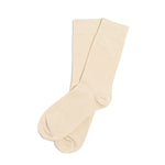 Solid Champagne Men's Dress Socks for Weddings