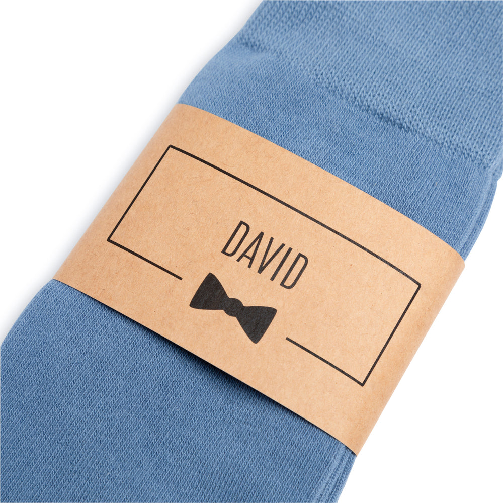 Solid Dusty Blue Dress Socks | Groomsman Gear Solid Dusty Blue Dress Socks | Groomsman Gear