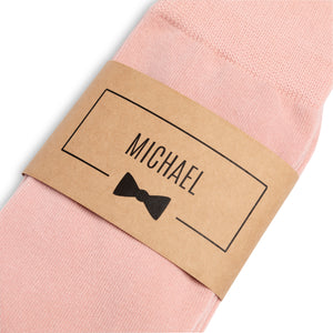 
                  
                    Personalized Solid Dusty Rose Pink Groomsmen Socks
                  
                