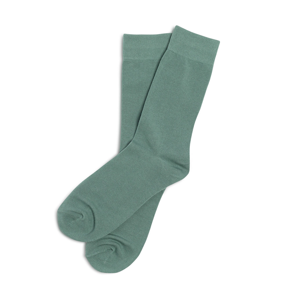 Sage Green Solid Dress Socks for Wedding