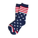 American Flag Ring Bearer Socks for Kids, Toddlers, Boys