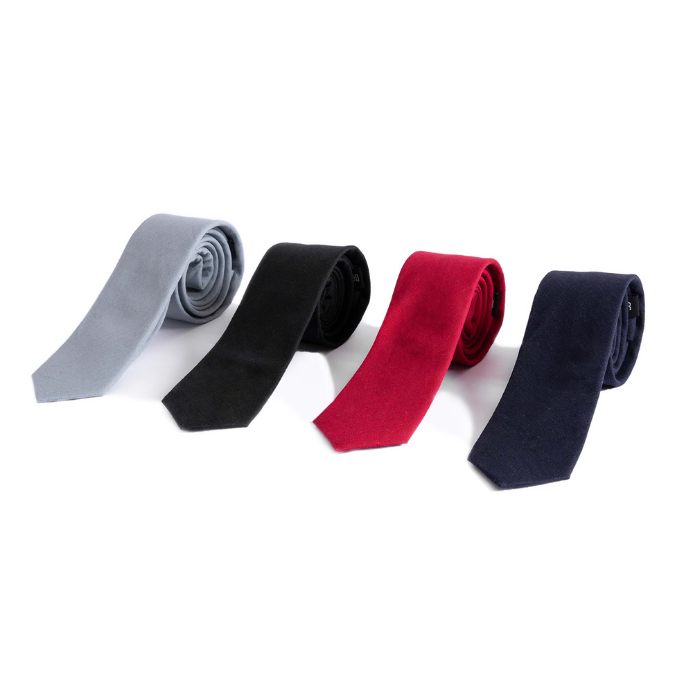 Black Skinny Tie for Weddings Groomsman Gear