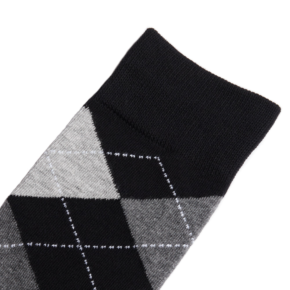 Black & Grey Argyle Dress Socks | Groomsman Gear Black & Grey Argyle Dress Socks | Groomsman Gear