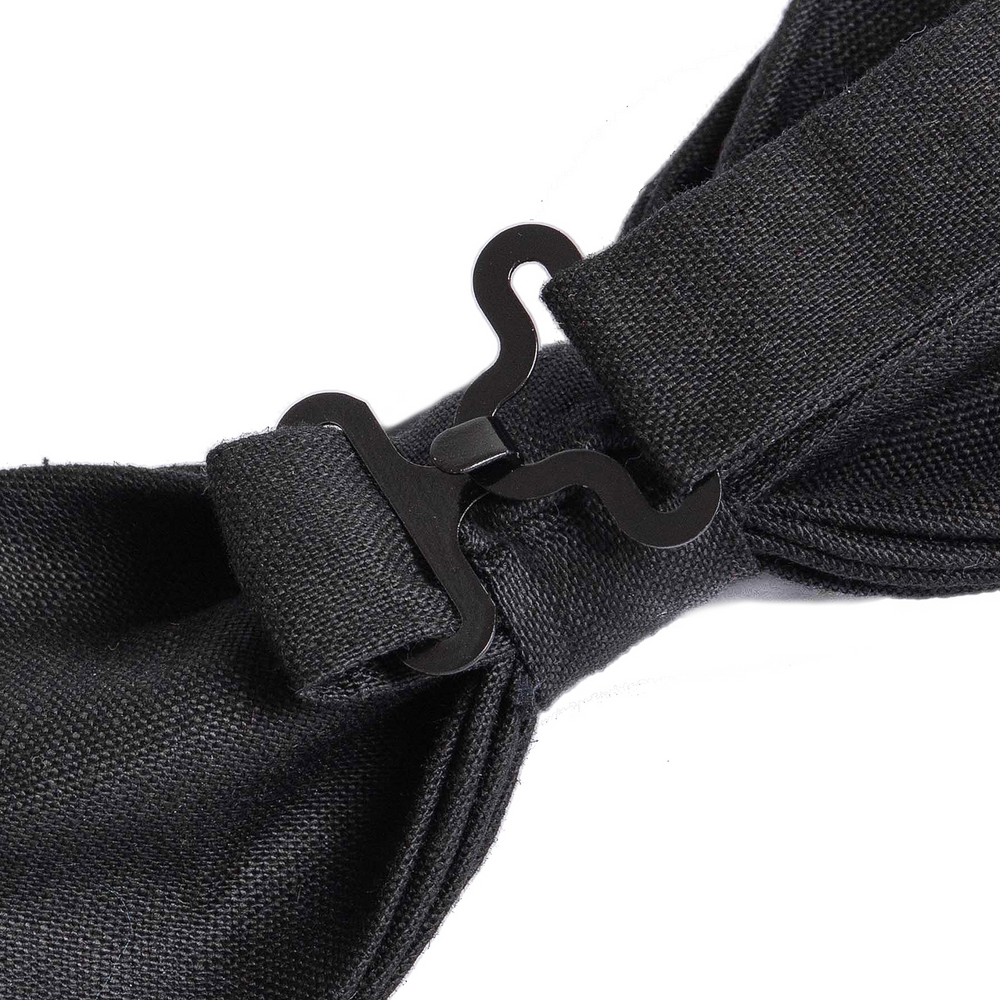 
                  
                    Black Pretied Bowtie Adjustable Strap | Groomsman Gear
                  
                