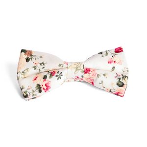 
                  
                    Cream Floral Bow Tie for Groomsmen
                  
                