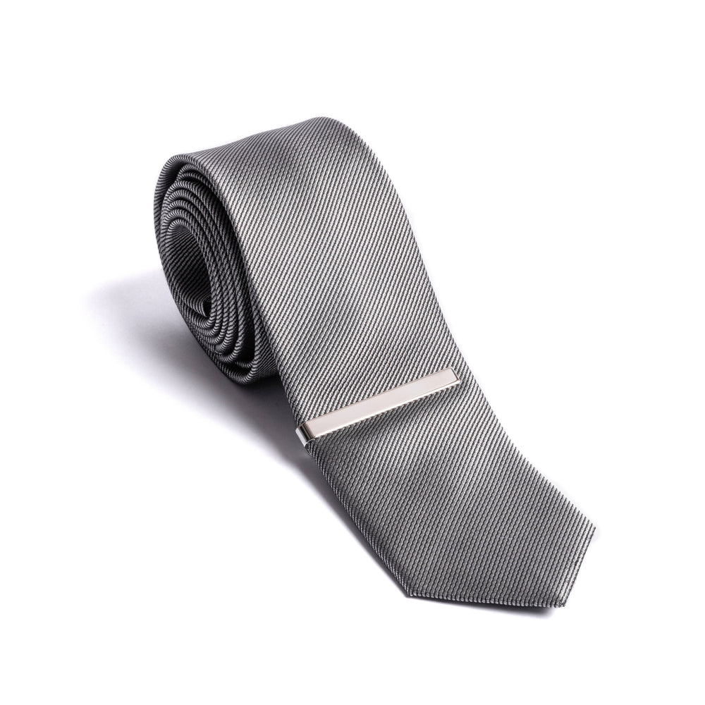 Hat & Whip Silver Plated Tie Clip