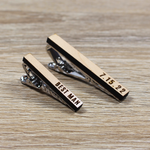 Personalized Tie Clip | Maple Wood