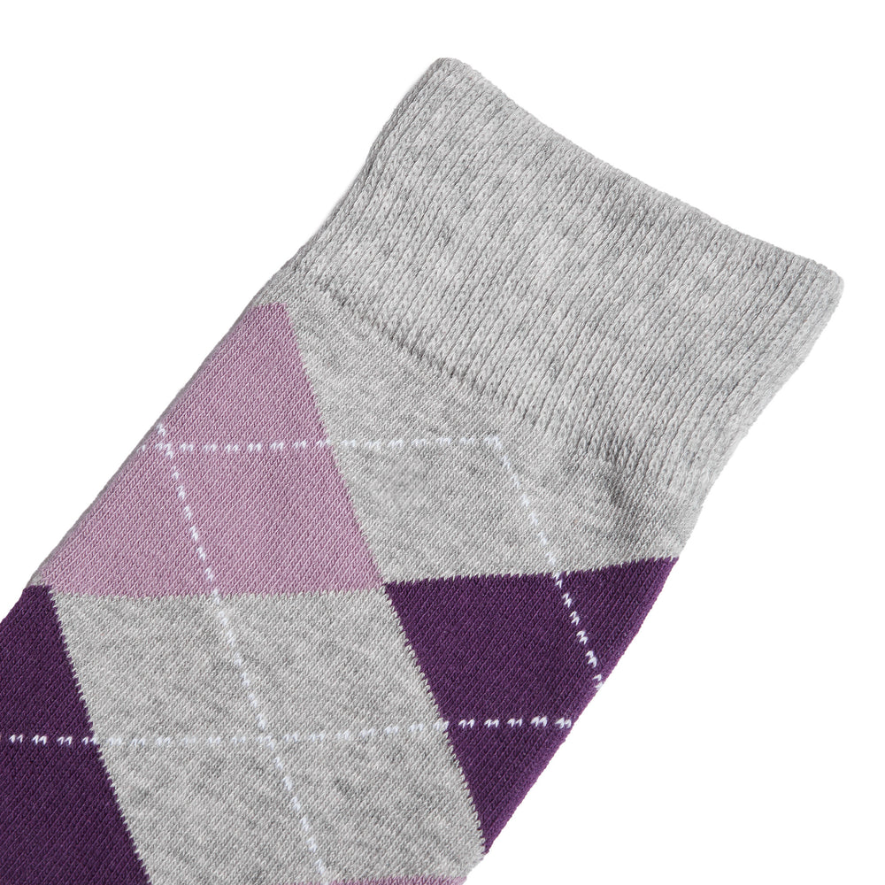 Purple & Grey Argyle Dress Socks | Groomsman Gear Purple & Grey Argyle Dress Socks | Groomsman Gear