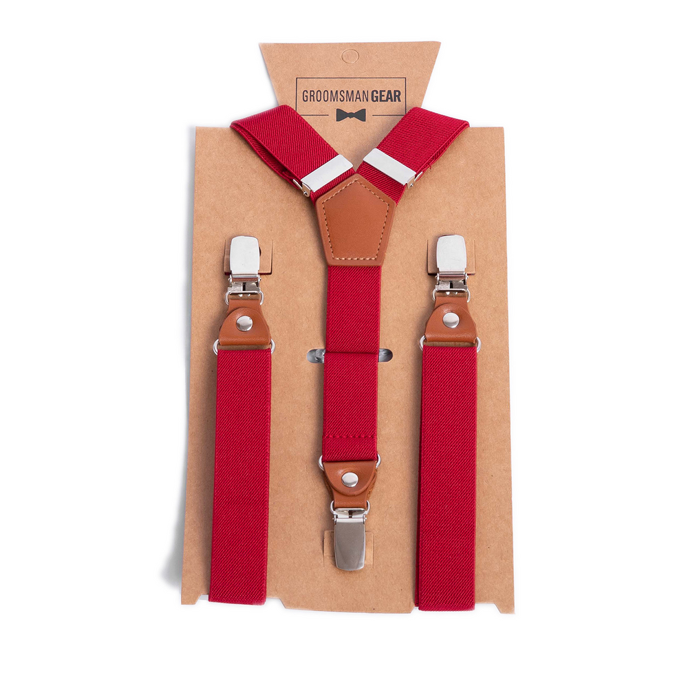 
                  
                    Men's Red Suspenders
                  
                