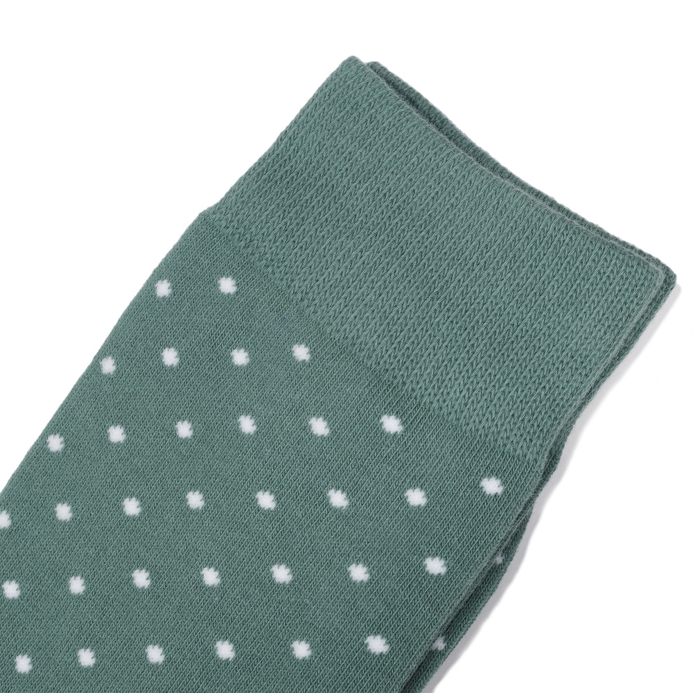 Sage Green Polka Dot Dress Socks | Groomsman Gear Sage Green Polka Dot Dress Socks | Groomsman Gear