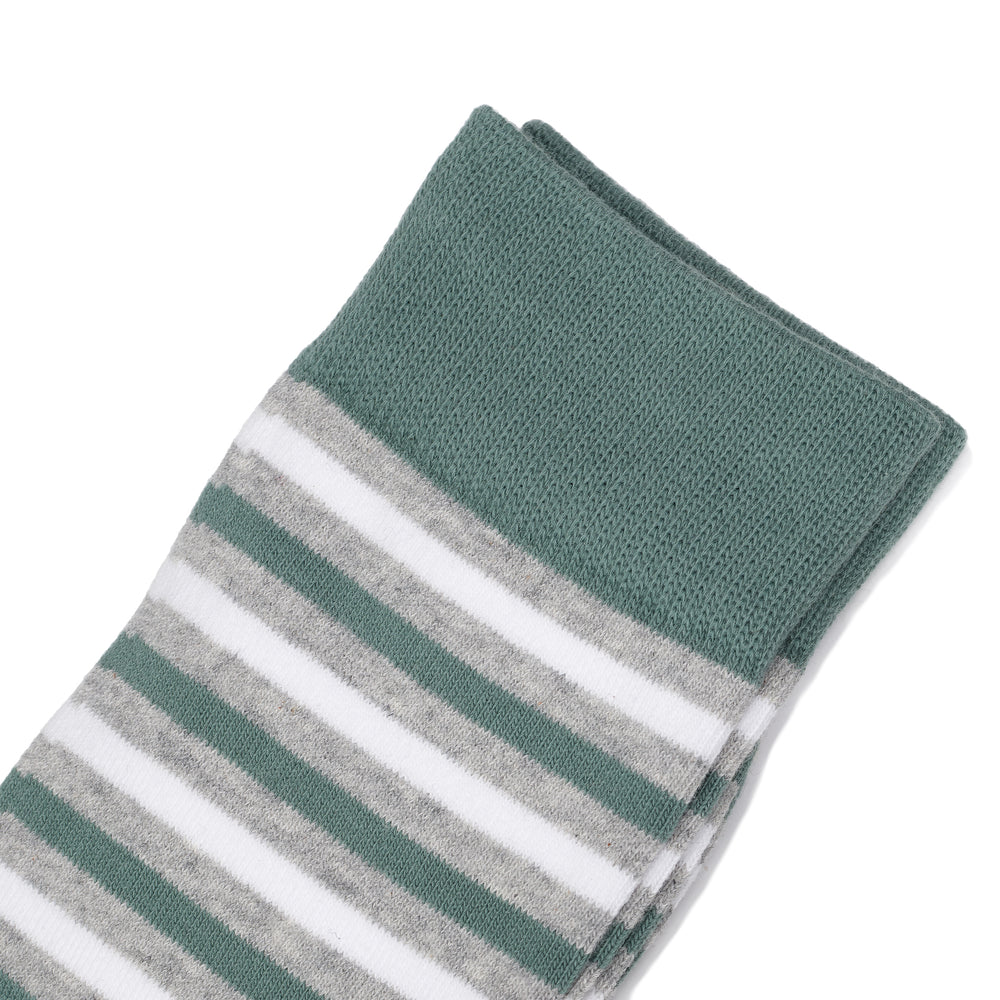 
                  
                    Sage Green Striped Dress Socks for Groomsmen and Weddings
                  
                