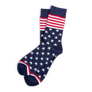 USA American Flag Wedding Socks | Groomsman Gear