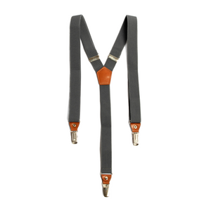 
                  
                    Men's Charcoal Grey Suspenders for Groomsmen
                  
                