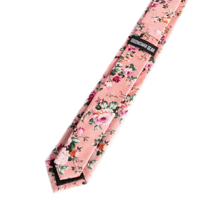 
                  
                    Pink Floral Skinny Tie for Groomsmen
                  
                